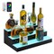 3-Tier LED Liquor Bottle Display Illuminated Acrylic Shelf RF Remote App 7 Colors
